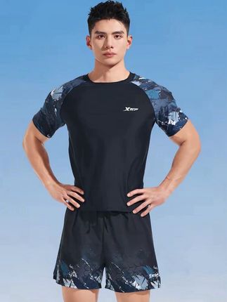 男士防尴尬速干泳衣装备