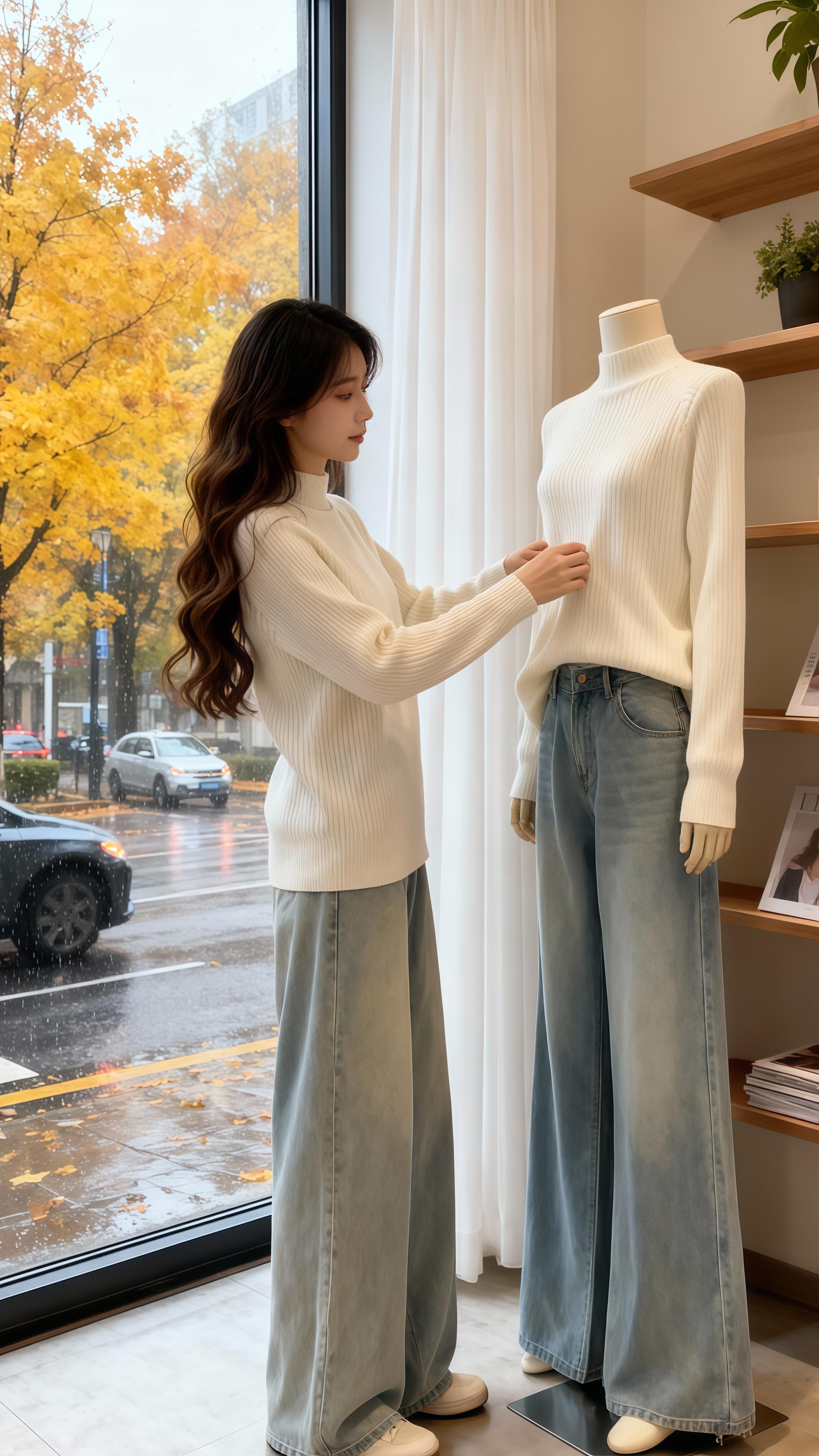 #减龄气质 #穿搭 #针织衫 #高级穿搭 #秋冬穿搭