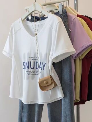 #夏季穿搭 #百搭t恤 #休闲女装 #夏季短袖 #夏季新品