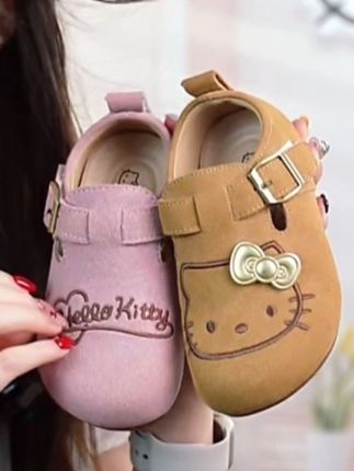 HELLO KITTY/凯蒂猫儿童2025秋季勃肯休闲百搭软底新款男女童童鞋#公主鞋 #好鞋推荐 #儿童鞋 #宝宝鞋子 #勃肯鞋