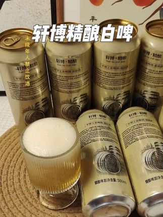 喜欢没事喝一点的家人们可以试试这个轩博精酿啤酒!#向往的生活9这样#轩博精酿啤酒 #好物推荐🔥