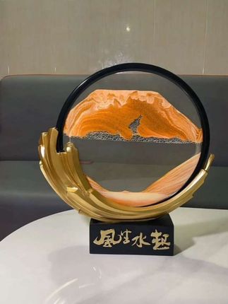 #流沙画摆件 贝汉美风生水起流沙画摆件个性家居客厅酒柜装饰品解压乔迁礼物 #家居摆件好物推荐 #摆件装饰品 #搬新家礼物 #家居