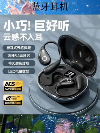 柏林之声万向旋转蓝牙耳机2025新款不入耳高音质挂耳式骨传导耳机#好物推荐🔥 #好物种草 #好物分享 #好物安利