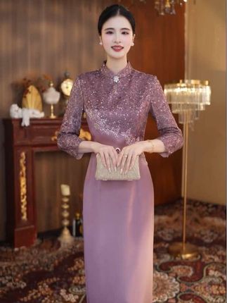 #漂亮妈妈装 #高端大气上档次这也太漂亮了 #喜妈妈喜婆婆礼服