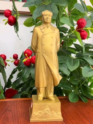 毛主席铜像两袖清风 #伟人#摆件#雕塑#家居摆件 #工艺品摆件