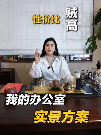 来看看我的私享空间是怎么搭配的 #总裁办公空间 #实木办公家具 #实木办公桌 #茶桌茶台