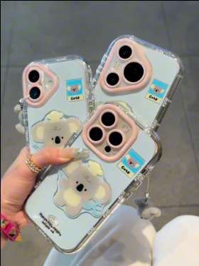 小考拉造型贴片挂件适用苹果16手机壳华为 vivo 小米 14oppo#卡通#可爱#好看#手机壳手机壳#手机壳 推荐