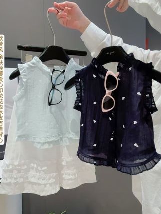 #夏季穿搭 #好看的衣服都在这里 #甜美穿搭 #女童上衣薄款 #夏季穿搭
