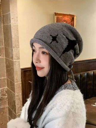 #堆堆帽 #大头围针织毛线帽 #百搭帽子 #帽子控小姐姐