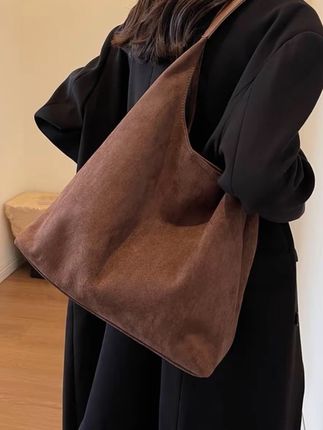 复古磨砂大包包女款爆款2025新款秋冬单肩包高级质感通勤托特 #百搭包包 #单肩包 #女包 #托特包 #大容量包包