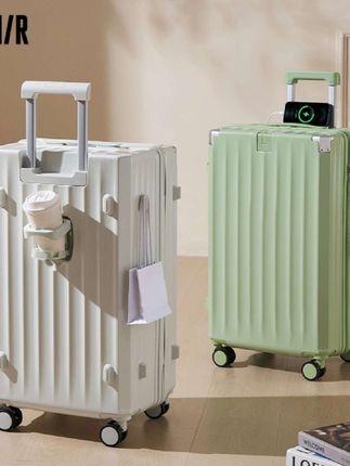 2025 新升级!全能 5 轮大容量皮箱! 2025 全新升级的宝藏皮箱来啦!5 轮顺滑超能装,自带充电、手机支架功能,咖啡杯轻松放置,挂包、伞都不在话下。干湿分离设计贴心又实用,不管是短途旅行还是长途出差,颜值与实力并存,出行好搭档非它莫属~#2025 新升级皮箱 出行新宠 #5 轮大容量 实用又能装 #全能皮箱 充电支架全安排 #干湿分离 旅行贴心设计 #出行好搭档 颜值实力兼备