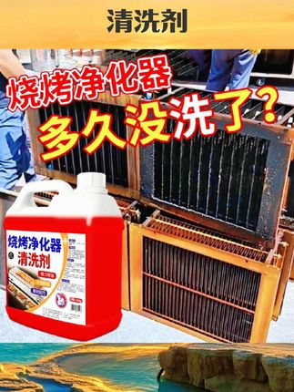 烧烤油烟净化器清洗剂商用滤芯电场强力除油垢专用重油污溶解剂#清洁好物 #杀菌消毒 #好物推荐 #清洁消毒 #清洗剂