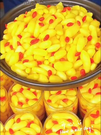 淄博枸杞泡姜嫩姜芽新鲜嫩生姜腌制下饭菜正宗山东特产糖醋泡姜片#口感特别好 #美味下饭菜 #好吃到停不下来 #快来一起尝个鲜