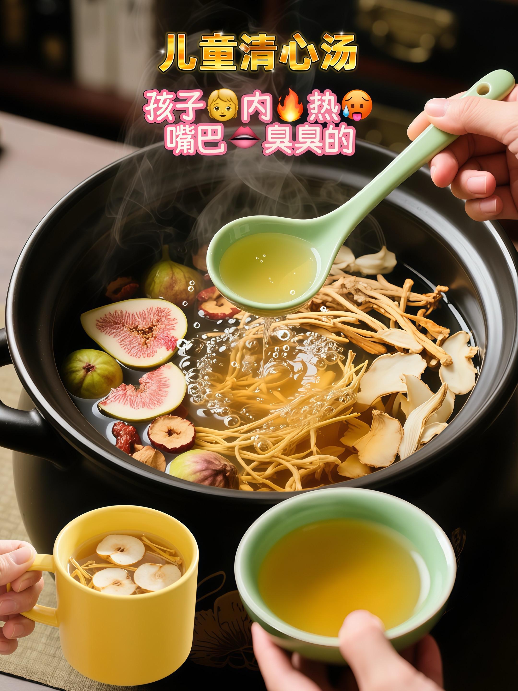 #孩子零食不离手,内熱躁大,目垂翻来. 翻去踢被子,小👄臭哄哄皮气还大,爸爸妈妈们可以多安排这个汤,清清甜甜的~#育儿经验分享#儿童汤谱