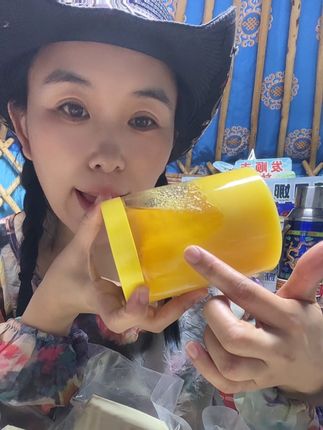 #内蒙古美食#手工黄油@抖音小助手