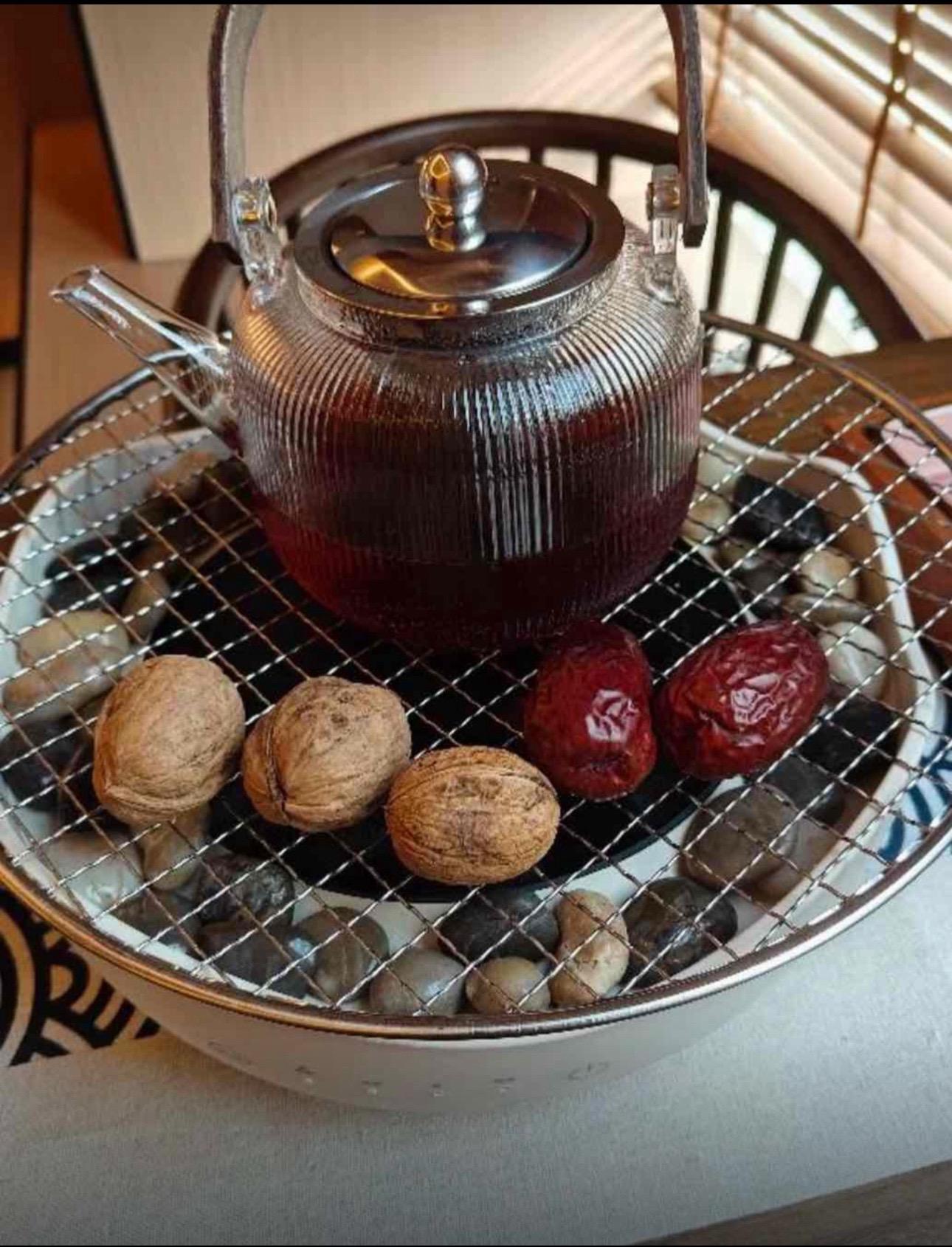 茶要煮开,人要想开#茶生活 #围炉煮茶 #慢节奏