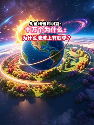 为什么地球上会有春夏秋冬四季?儿童地球科普 原来四季变化,是地球公转造成的呀🌍
简单好懂的少儿天文知识,给孩子科普自然奥秘#儿童科普 #十万个为什么 #地球小知识 #育儿科普 #邹邹妈妈