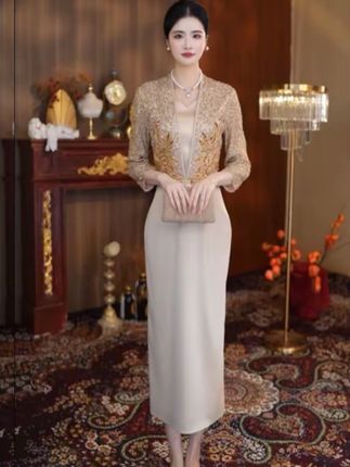#婚宴礼服 #婚礼妈妈礼服 #婚宴妈妈装 #高定礼服 #高端大气上档次