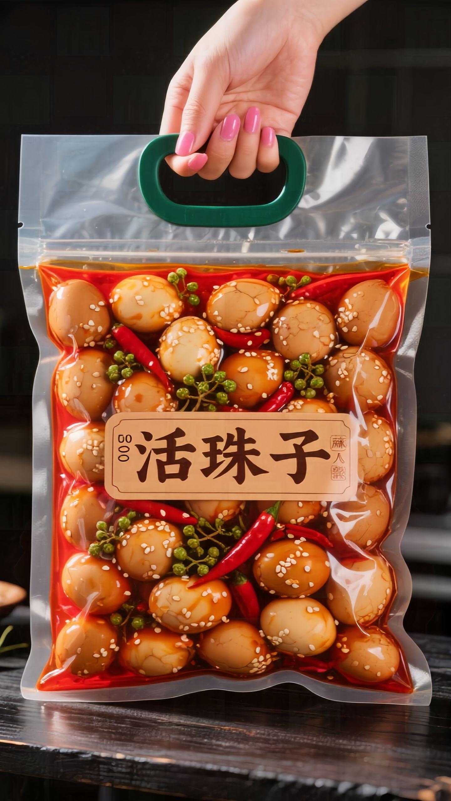 【爆汁警告!】这款13天鲜活珠子,咬开直接香到灵魂出窍!🔥 谁说蛋与鸡不可兼得?这款正处于「半鸡半蛋」神仙状态的活珠子,一口爆汁,两口上瘾,五香和香辣两种口味直接封神! 蛋清的细腻+鸡肉的鲜嫩,完美融合~嚼起来不仅没有腥味,反而是越吃越香,连手指头上的汁都要舔干净! 👉 老人孩子都爱吃,追剧、宵夜、零食时刻,随手一拿,立马享受满满幸福感~ #活珠子#开袋即食#营养丰富#追剧神器#超便宜超划算 @DOU+小助手 @DOU+上热门