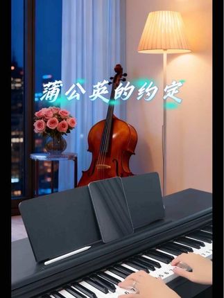 有没有一首歌让你想学钢琴?如果有那就现在开始吧!#成人自学钢琴 #零基础学钢琴 #电子琴 #蒲公英的约定 #8090后