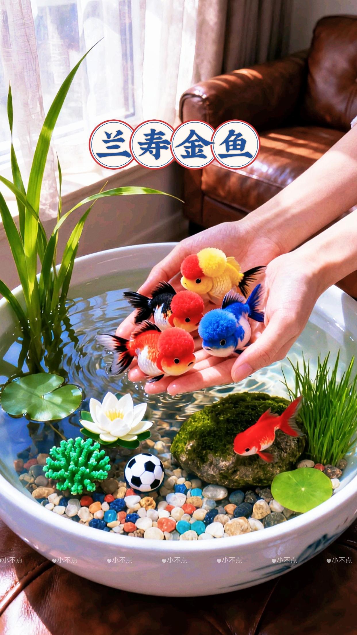 想给生活添点灵动色彩?来看看这些兰寿金鱼! 它们色彩丰富,红的明艳、黄的活泼、蓝的深邃、黑的神秘 ,组合在一起,宛如水中的梦幻调色盘。圆润饱满的身形,配上灵动的鱼鳍和鱼尾,优雅又可爱。头部那凸起的肉瘤,形似精致绒球,游动时仿佛自带光环,每一下摆动都尽显憨态与俏皮。#兰寿金鱼 #鱼缸里的大自然 #养鱼人 #观赏鱼世界 #养鱼