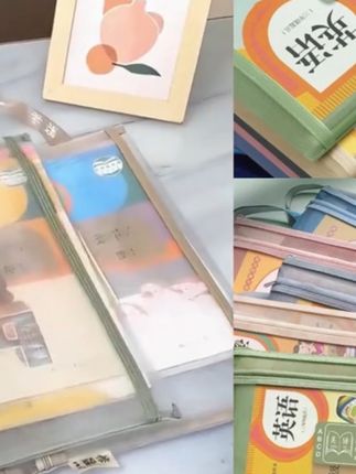 开学必备学生手提科目文件袋加厚大容量拉链式网纱作业试卷收纳袋 #科目文件袋 #学习用品 #开学必备 #试卷收纳袋 #好物推荐🔥