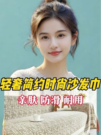 新款轻奢简约时尚雪尼尔四季款沙发巾#亲肤柔软舒适透气 #防滑耐磨耐用#水洗机洗不易褪色#多款可选#精美流苏花边颜值高