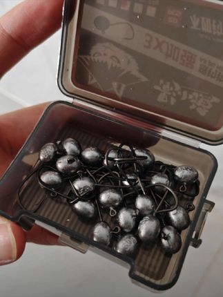 INSHERING/影小渔三倍加强根钓钩路亚铅头钩黑坑竞技鲈鱼鳜鱼翘嘴#渔具用品 #鱼钩 #铅头钩 #根钓钩