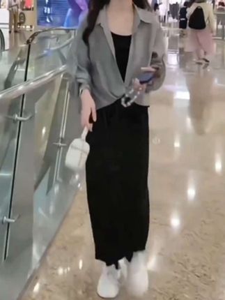 #显瘦显高显腿长 #穿搭推荐 #套装显瘦穿搭@DOU+好生意 @DOU+小助手