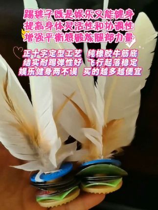 快乐运动就从买一个毽球开始,不管几个人都可以尽情去嗨!#踢毽子 #毽子 #毽球 #毽子操 #踢毽子也是一种健身运动