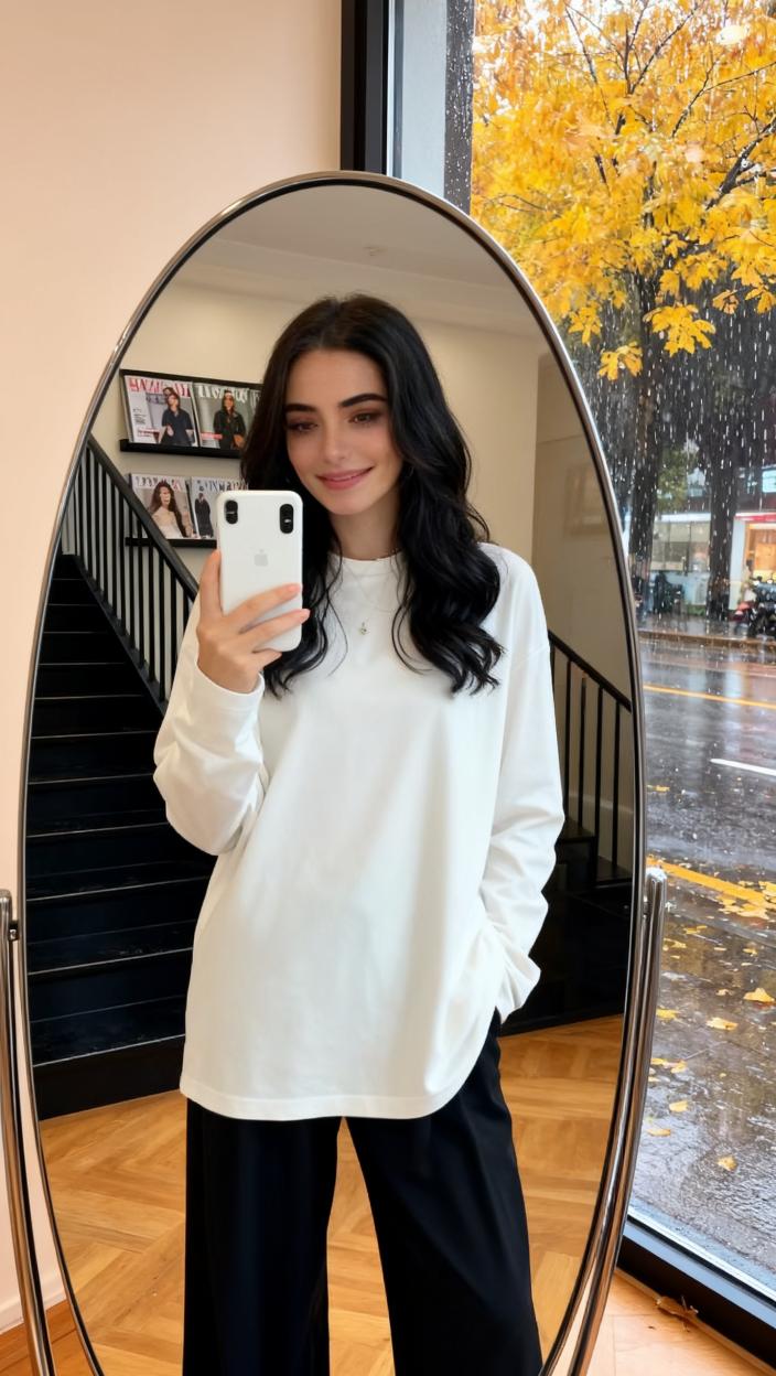 #室内暖光自拍 #强烈推荐 #穿搭 #每日分享 ##简约穿搭 @DOU+小助手