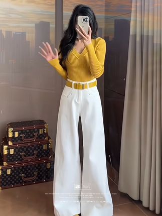 #高级感穿搭 #简约穿搭 #显高显瘦显腿长 #百搭裤子 #韩系穿搭