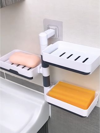 旋转之间,皂物各归其位,浴室台面不拥挤,拿取顺手更省心#旋转肥皂盒#肥皂盒#卫生间好物#好东西一起分享