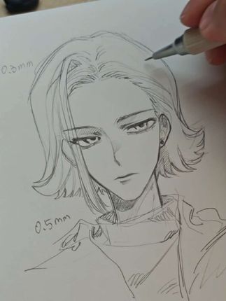 😎 #纸绘 #蓝果绘画铅笔2.0 #绘画过程 #手绘过程 #摸鱼