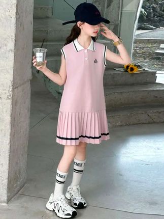 #女童连衣裙#无袖背心裙#女童穿搭 #生女儿就是用来打扮的
