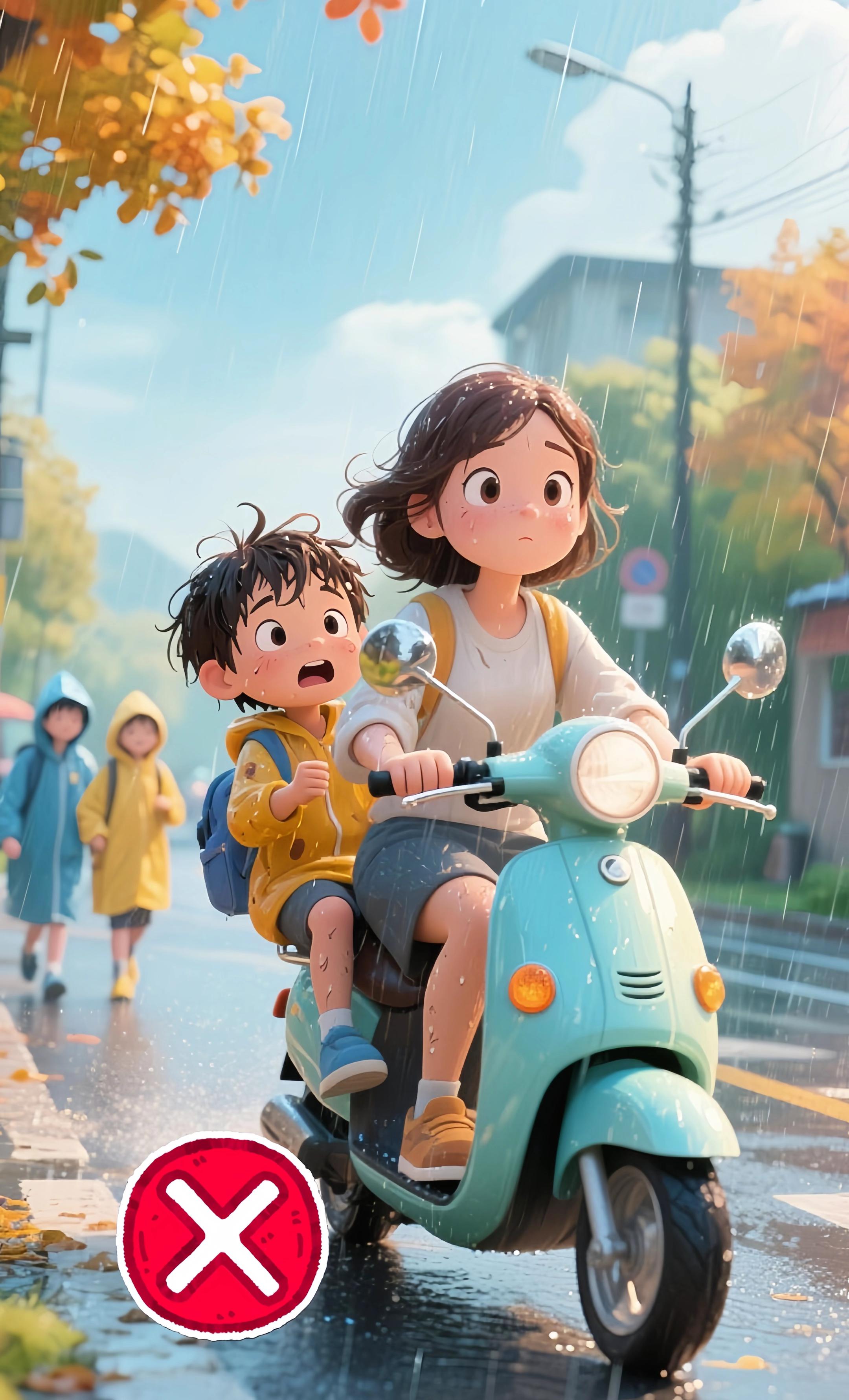 秋雨绵绵,这款儿童雨衣全身无缝防水,袖口脚口收紧不漏水,书包位可扩容,上学背书包也不淋湿。轻量材质不压身,收纳成小方块,放进书包好方便。#雨天出行 #雨衣#儿童雨衣#上学必备 #儿童必备好物