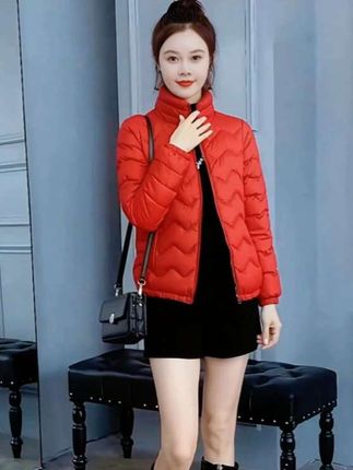 轻薄短款小棉袄2025年新款棉衣女式秋冬棉服韩版宽松反季工装外套#秋冬穿搭 #秋季日常实用穿搭思路分享 ##小个子秋冬穿搭 ##把日常衣服穿出新花样 #晒晒我的秋日穿搭