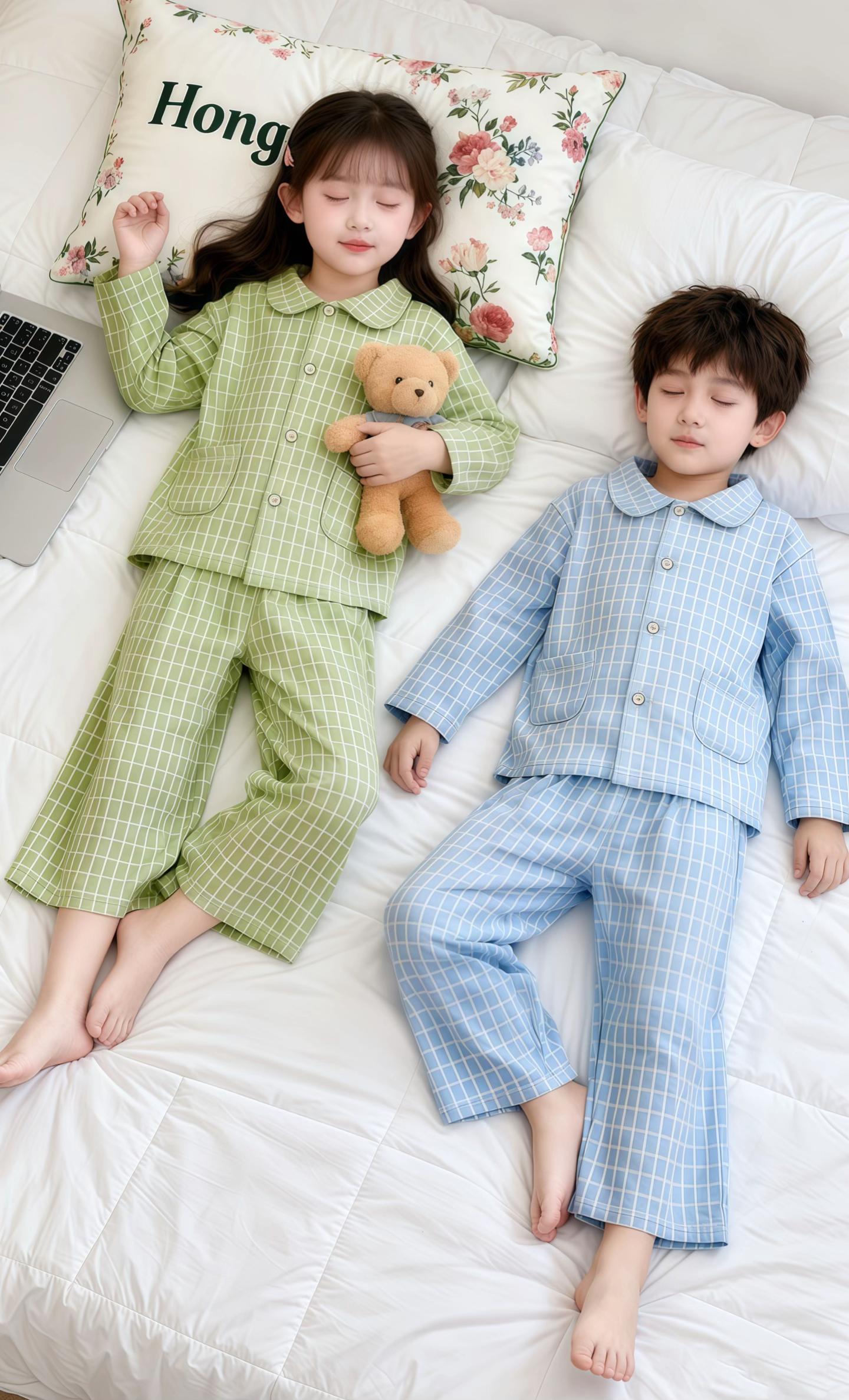 儿童睡衣。#高品质童装 #儿童家居服 #宝宝睡衣 #家居服套装 #家居服分享
