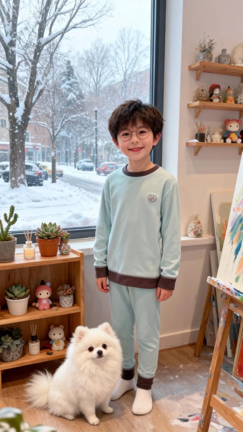 #男童秋衣秋裤套装 冬款2025新款中大儿童冬季男孩无痕#睡衣#保暖内衣 #中大童搭配 #家居服