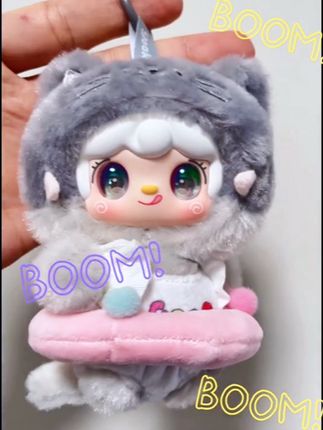 boom~boom 特殊眼幼幼想要?#潮玩手办 #白鹿my #毛绒盲盒