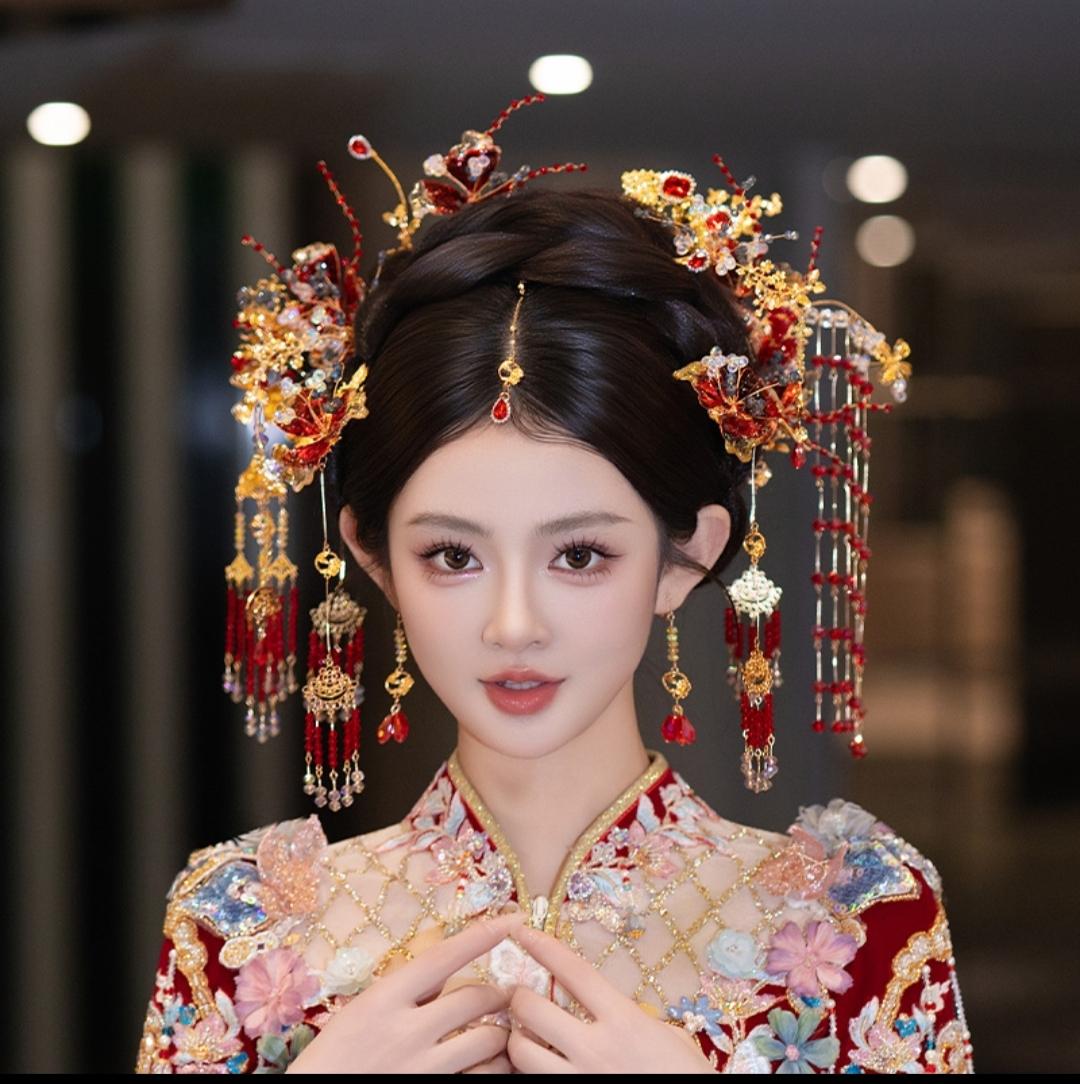 #凤冠霞帔 #女神气质