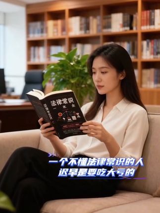 一个不懂法律常识的人,往往是要吃大亏的#日常生活 #知识分享 #必读书籍