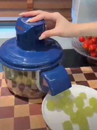 全自动便携款去皮机水果分割器按压式商用奶茶店果蔬葡萄剥皮神器