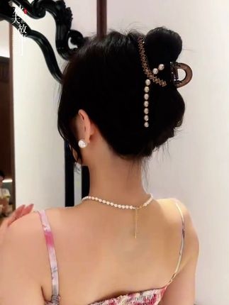 #头饰搭配 #抓夹 #抓夹这样戴好美 #仙女必备 #头饰发饰