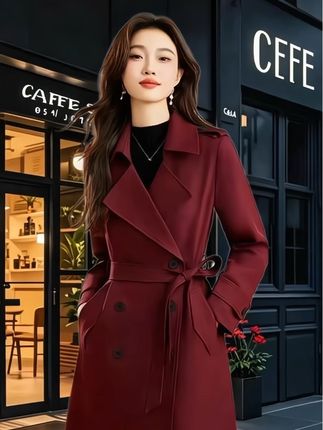 #高级感穿搭 #风衣外套中长款 #时尚气质女装 #高级感 #优雅气质
