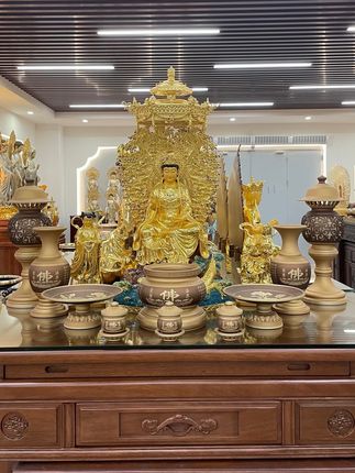 76厘米乘龙观音分享 #宝像 #观世音 #摆件 #工艺品 #分享