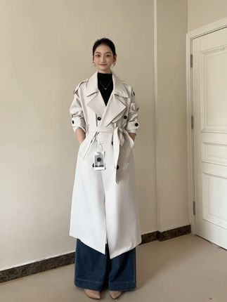 最近大降温~#风衣穿搭 #今天穿什么 #高个子女生