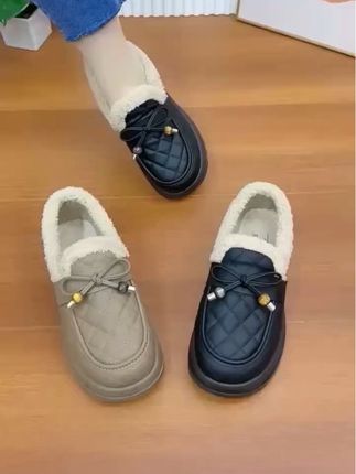 加棉加厚皮面好打理,放水防油污老北京妈妈鞋#加绒保暖 #棉鞋 #百搭鞋子 #好鞋推荐