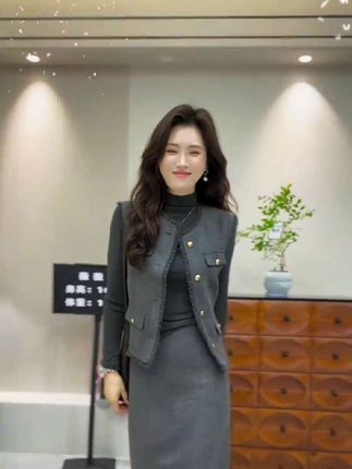 #女装穿搭 #三件套 #时尚穿搭#气质穿搭 #早秋穿搭