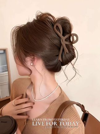 #日常发型 #头饰发饰 #抓夹 #优雅气质 #鲨鱼夹